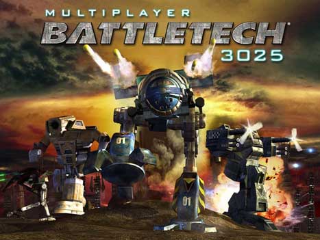 Multiplayer Battletech 3025 Title Screen