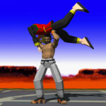 Jeffrey tosses Lau in the original Virtua Fighter